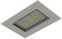 Взрывозащищенные светодиодные светильники АЭК-ДСП39-100 АЗС